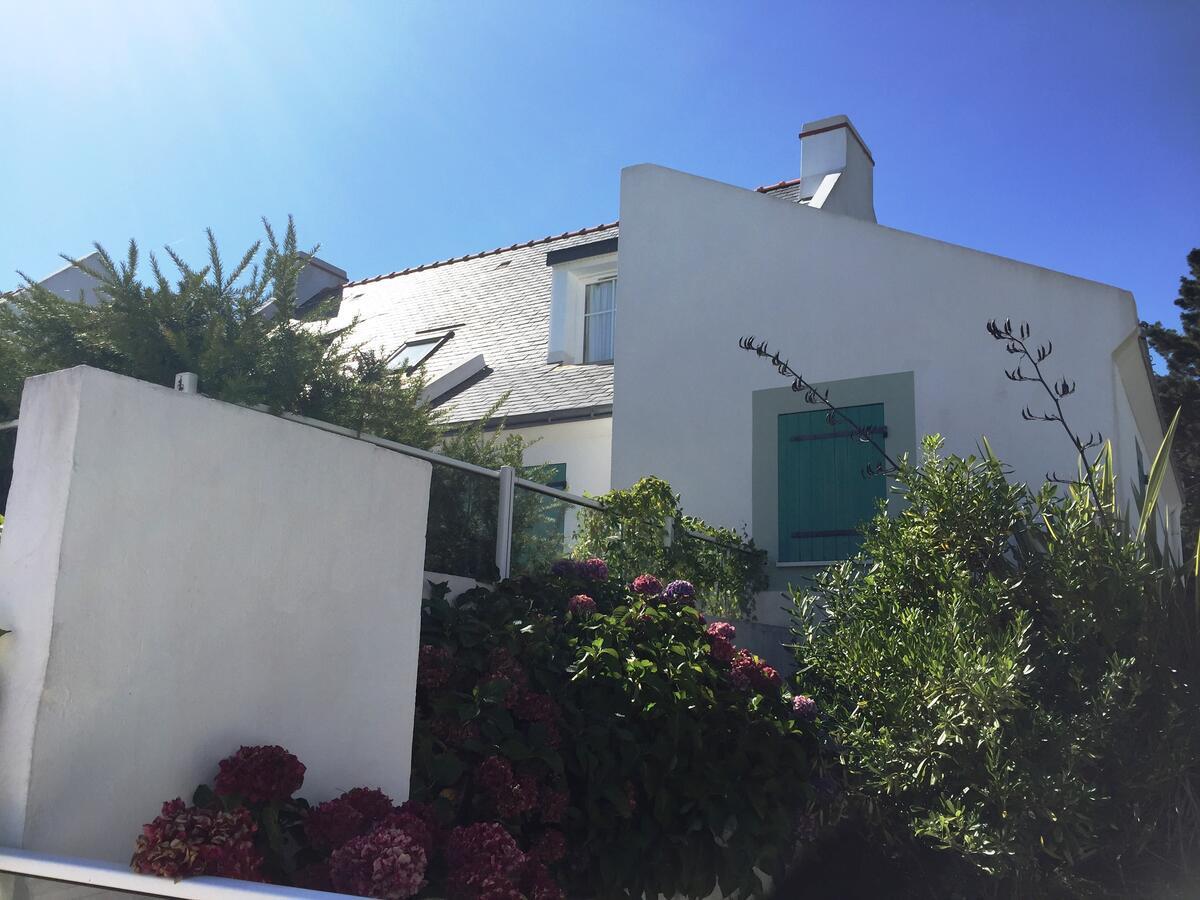 Maison de vacances de 56 m2 dans résidence avec piscine chauffée proche plages Locmaria Extérieur photo
