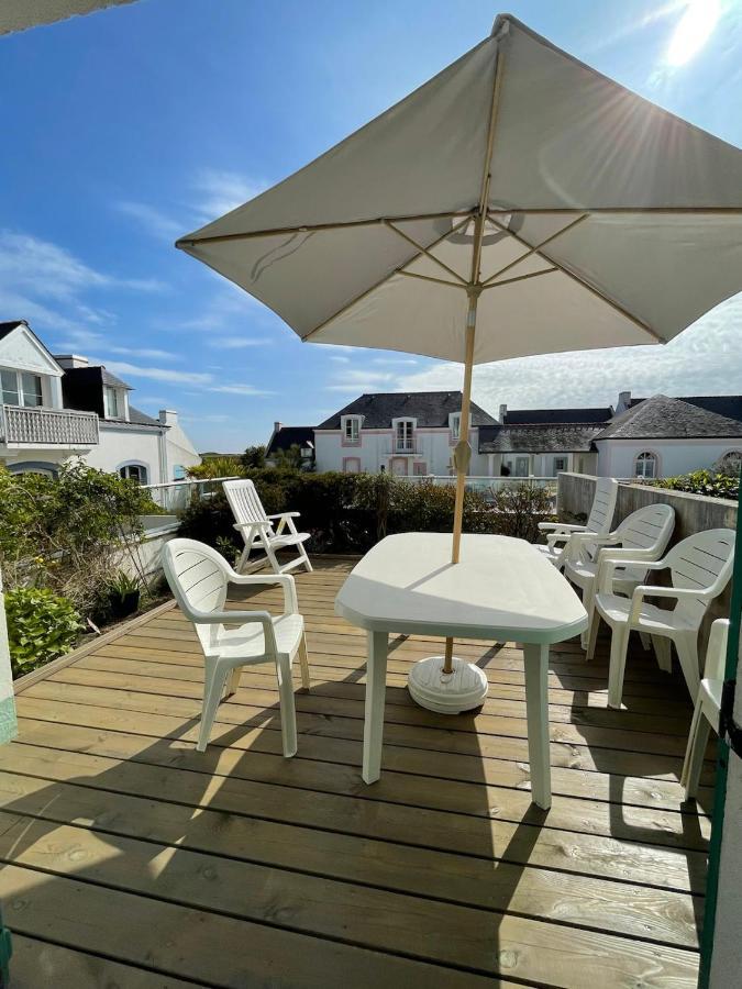 Maison de vacances de 56 m2 dans résidence avec piscine chauffée proche plages Locmaria Extérieur photo